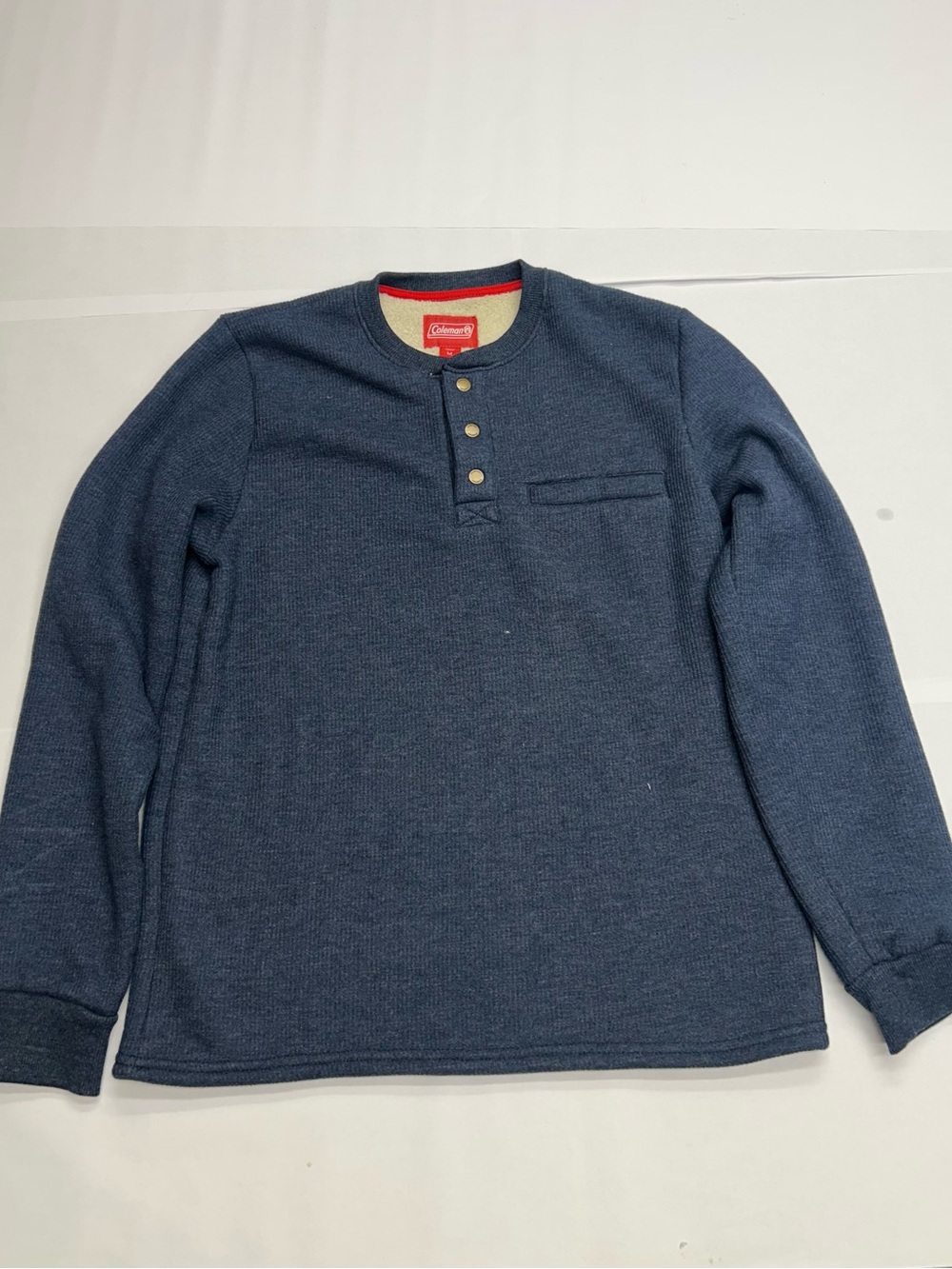 Coleman Men's Navy Long-Sleeve Henley Pullover